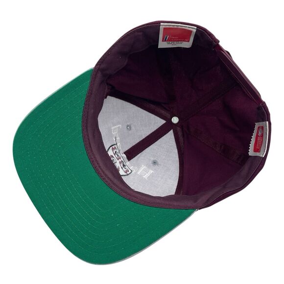 Vintage Harvard University Crimson Crest Logo Hat Snapback Twin Enterprise Cap - Picture 4 of 5